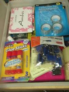 lot 374 image: glue sticks tape- sticky notes plus