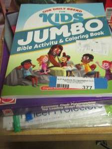 lot 377 image: kids jumbo bible activity book