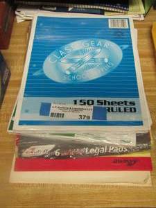 lot 379 image: dividers and legal pads