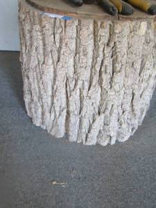 lot 410 image: wooden log table