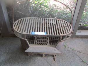 lot 414 image: vintage iron grill