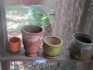 lot 418 image: pots for plants qty 4