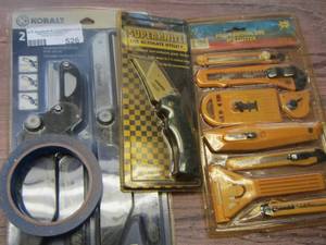 lot 526 image: knife set for work shop new$$$- super utitlity knife NEW$$$