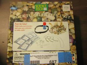 lot 687 image: rock tumbler refill kit
