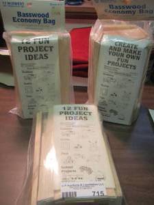 lot 715 image: 12 fun project ideas qty 3 bags