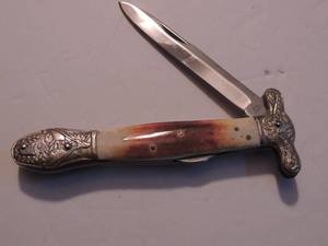 lot 542 image: liberty and union knife - 4 12 blade 10 long old smokey