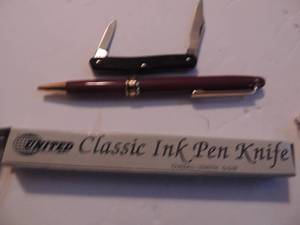 lot 573 image: imperial - 2 blade 2  1 12 united cutlery classic ink pen knife overall length 5 58 blade 2 12