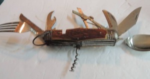 lot 692 image: starline - multitool knife - stag handle