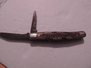 lot 220 image: kabar - 2 blade - 2 12  1 34 blades length, vintage 4 knife