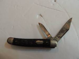 lot 611 image: imperial pocket knife black - 2  1 blades