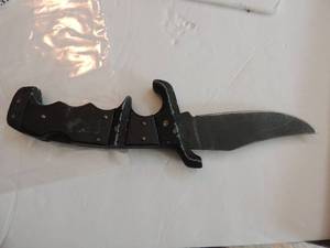 lot 731 image: vintage 90s tiger folding lockback knife taiwan- 3 12 blade 5 12 closed