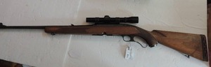 lot 811 image: Winchester Model 88 .308 WIN with 25x Banner Scope by Bushnell Weaver Mount #8178
