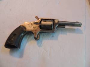 lot 762 image: Antique 1870s LIBERTY Spur Trigger revolver .22 Rimfire
