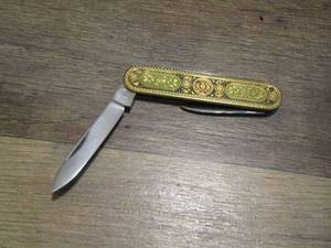 lot 887 image: hoffritz Germany small pocket knife 2 blades opened 6 long - closed 2 58
