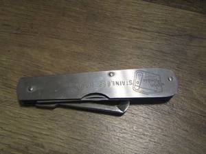lot 780 image: multi blade knife 2 blades - 5 12 long