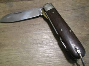 lot 596 image: kabar 1148 multi blade knife 3 58 long closed