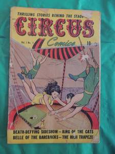 lot 574 image: Circus Comics #1 Death defying sideshow and more