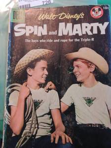lot 726 image: Dell Comics #714 Walt Disney Spin and Marty
