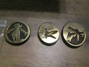 lot 896 image: Eagle and Ram bely buckles