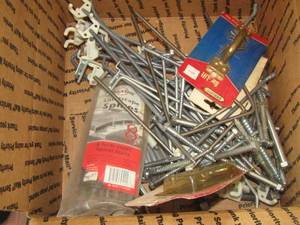 lot 1625 image: peg board hooks