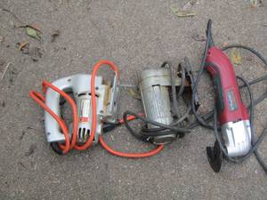 lot 1777 image: black and decker grinder- jig saw