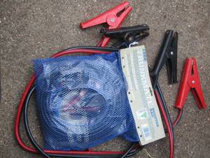 lot 1783 image: new and used jumper cables both in great condition