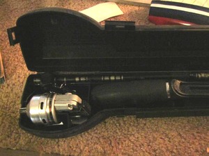 lot 1732 image: fishing pole new in small case