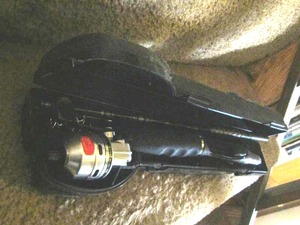 lot 1738 image: new fishing pole in case