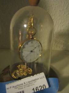 lot 1620 image: clock in a globe