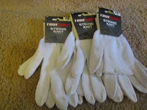 lot 1111 image: string nit true grip gloves new