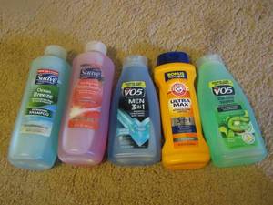 lot 1113 image: new unopened bottles of shampoo- men and womens