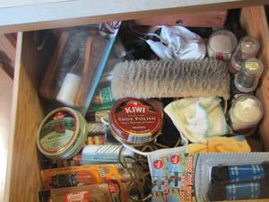 lot 1121 image: shoe shinning items some new most used