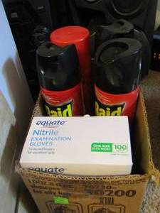 lot 1125 image: used and new bottles of bug spray-