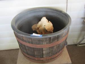 lot 1141 image: 2 large outdoor pots can be used for anything