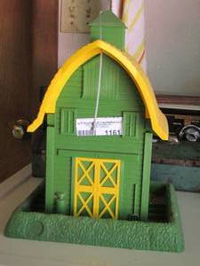 lot 1161 image: john deer tractor bird house new