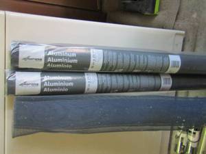 lot 1187 image: aluminum screening 2 new 1 used 36 x 25 ft.