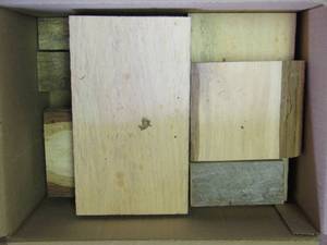 lot 1199 image: lot of various carving wood blocks