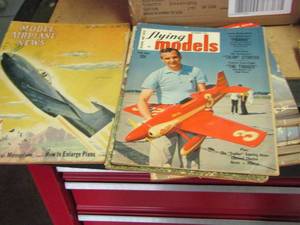 lot 1218 image: flying model airplane books