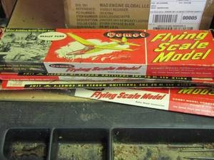lot 1217 image: flying scale model airplanes