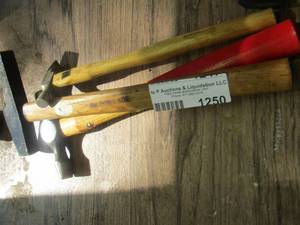 lot 1250 image: qty 3 small hammers different heads