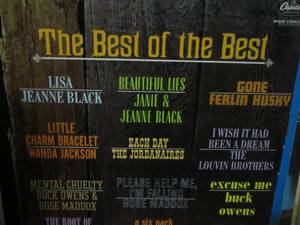 lot 1291 image: country albums - Willie nelson, George jones, Billie jo and more