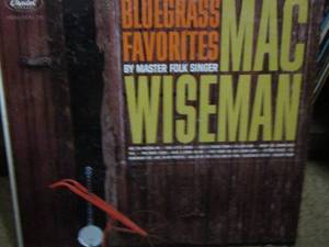 lot 1296 image: mac Wiseman albums - Lester flatt and earl Scruggs