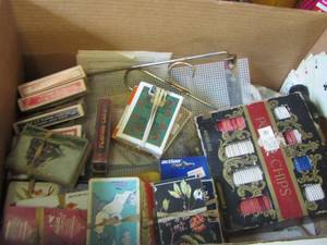 lot 1285 image: poker chips and various playing cards