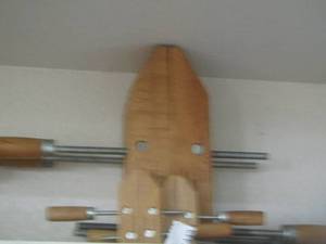 lot 1449 image: WOOD CLAMPS qty 3