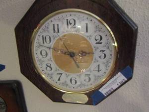 lot 1393 image: don  the blade lade wall clock