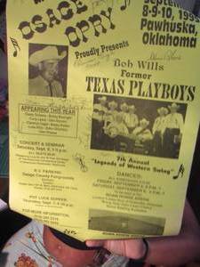 lot 1380 image: texas playboys poster signed
