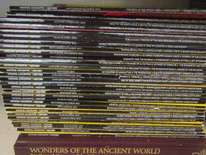 lot 1341 image: national geographic history magazines qty 20 plus