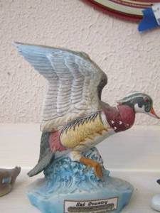 lot 1477 image: ski country limited edition wood duck mini 1982 ceramic duck statue