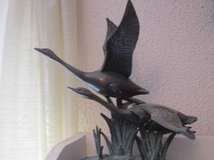 lot 1472 image: duck statue