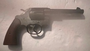 lot 1651 image: Colt  DA 45 (Colt M1917) Revolver   Dbl action   .45 ACP  U.S. Army Model 1909  No. 46788 Marked United States Property